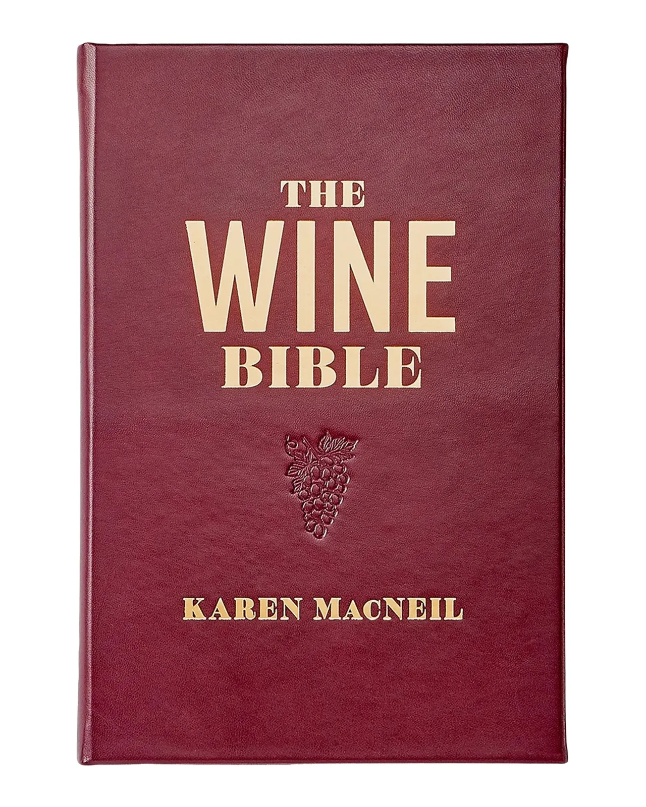 Graphic Image "The Wine Bible (3rd Edition)" Leather-Bound Book by Karen MacNeil
