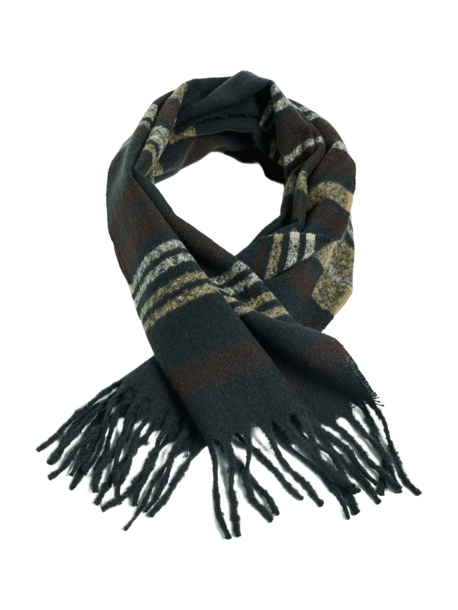 Alston Stripe Wool Scarf