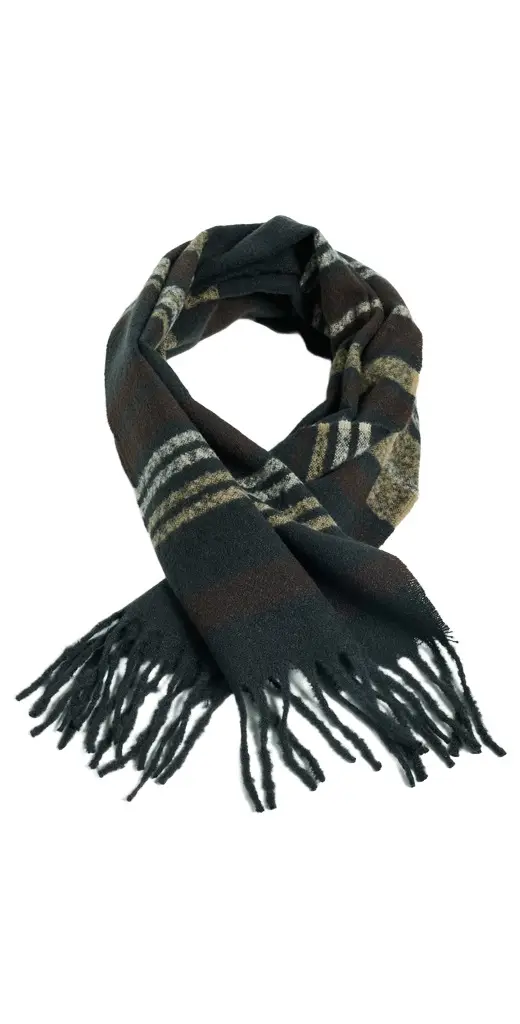 Alston Stripe Wool Scarf