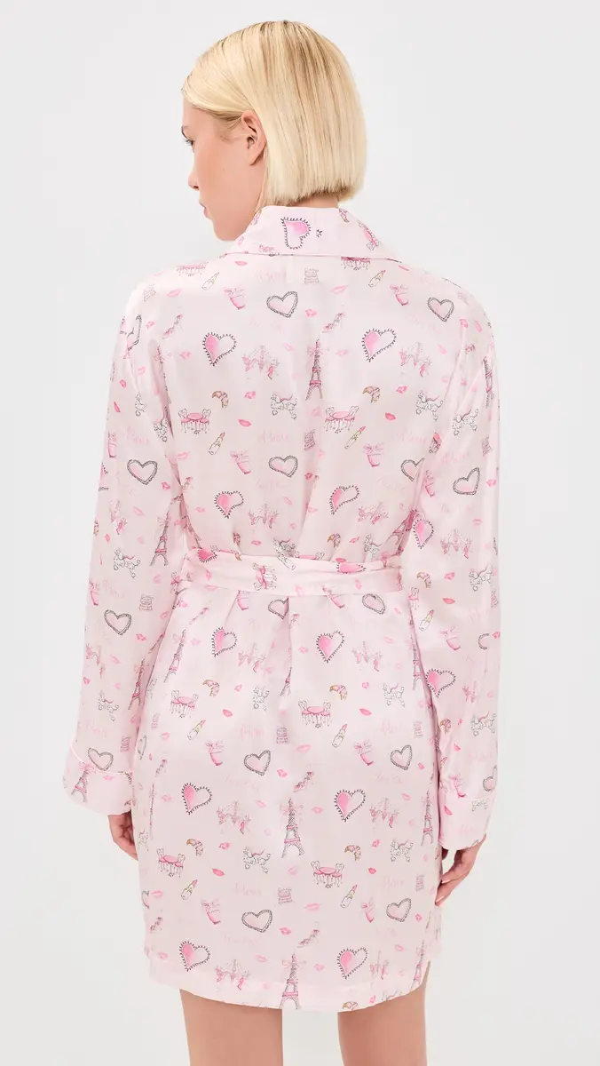 LoveShackFancy Silk Robe | Thumbnail 3 LoveShackFancy Silk Robe | Thumbnail 3