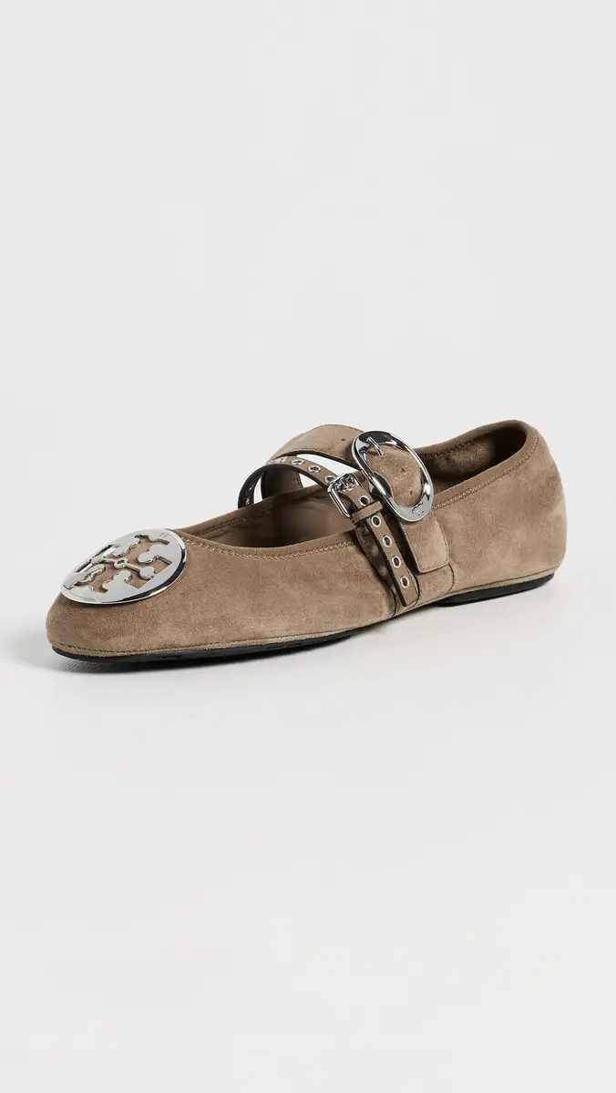 Tory Burch Reva Punk Travel Ballet Flats | Thumbnail 5 Tory Burch Reva Punk Travel Ballet Flats | Thumbnail 5