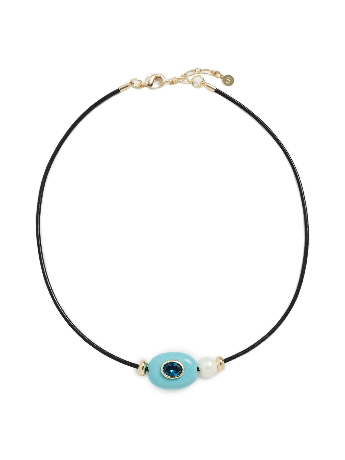 Lacey Ryan Turquoise & Pearl Choker Necklace