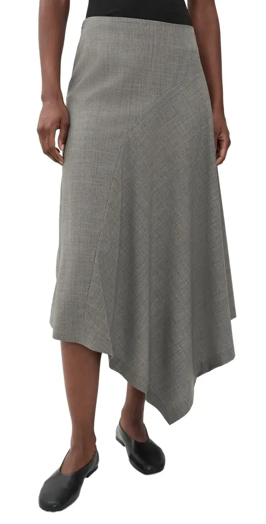 St. Agni Wool Asymmetrical Skirt