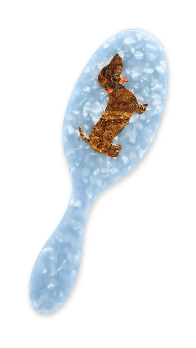 Solar Eclipse Hand-Painted Dachshund Dog Amazing Hair Day Brush | Thumbnail 5 Solar Eclipse Hand-Painted Dachshund Dog Amazing Hair Day Brush | Thumbnail 5