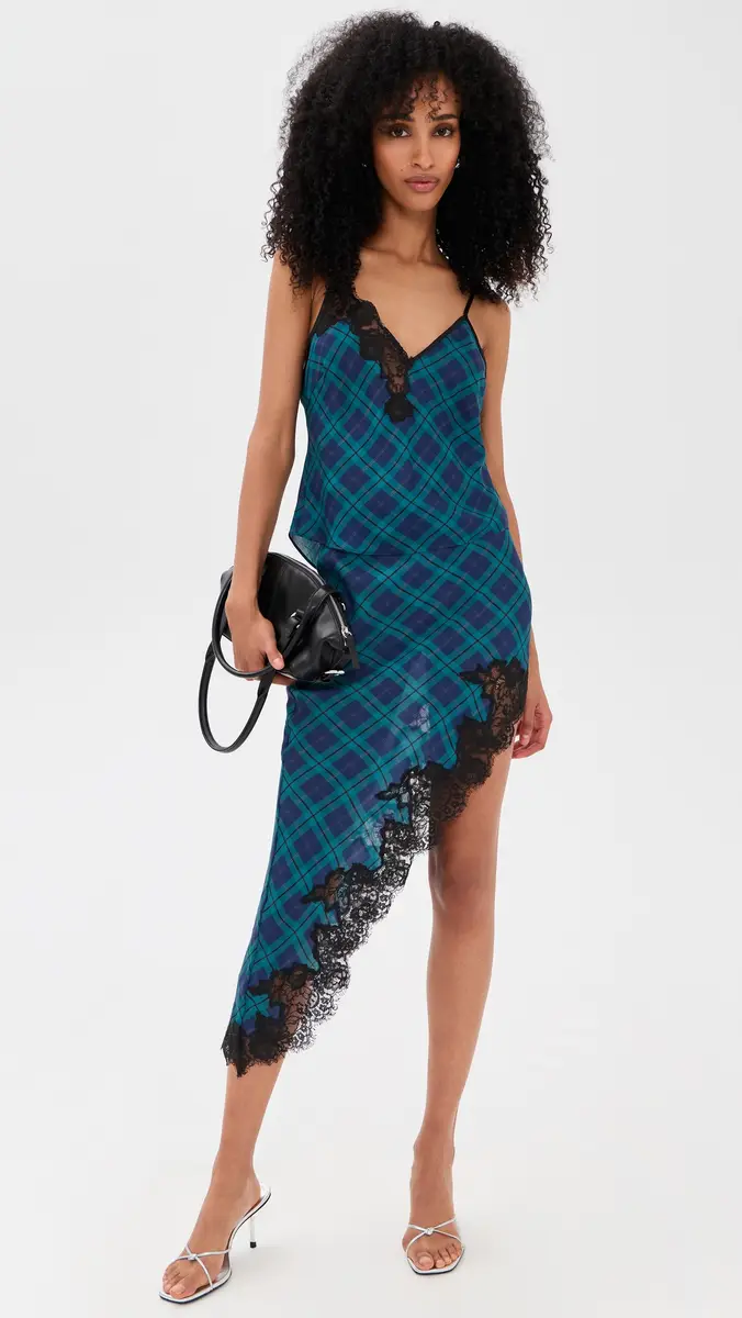 Fleur du Mal Tartan Asymmetrical Skirt | Thumbnail 5 Fleur du Mal Tartan Asymmetrical Skirt | Thumbnail 5