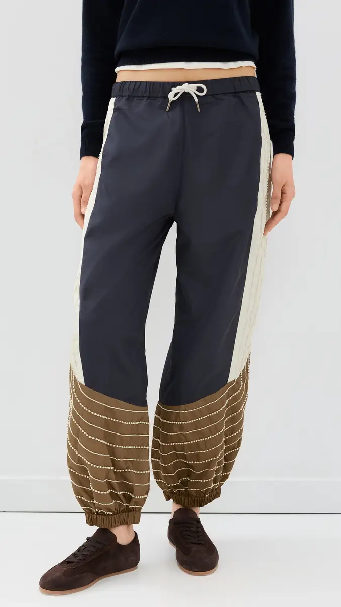 Sea Quinn Embroidered Beaded Joggers | Thumbnail 2 Sea Quinn Embroidered Beaded Joggers | Thumbnail 2