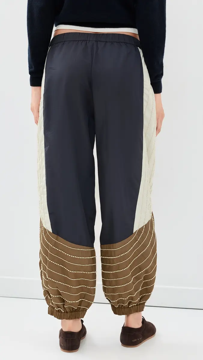 Sea Quinn Embroidered Beaded Joggers | Thumbnail 3 Sea Quinn Embroidered Beaded Joggers | Thumbnail 3