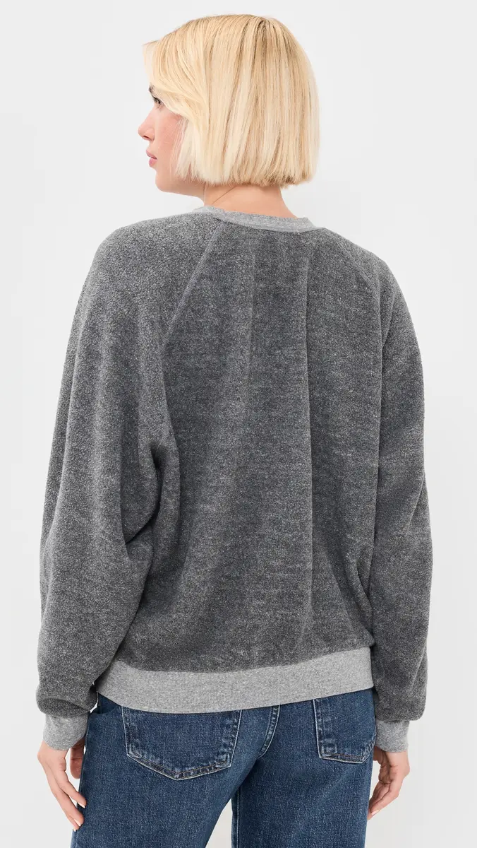 perfectwhitetee Ziggy Inside Out Fleece Crewneck Sweatshirt | Thumbnail 3 perfectwhitetee Ziggy Inside Out Fleece Crewneck Sweatshirt | Thumbnail 3