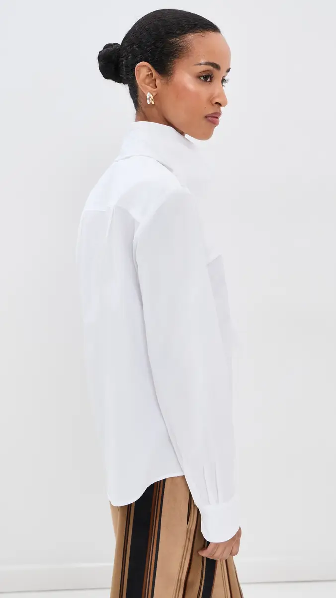 TWP CB Shirt with Tie White | Thumbnail 4 TWP CB Shirt with Tie White | Thumbnail 4