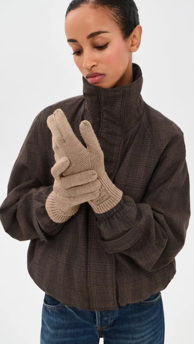 rag & bone Blake Wool Blend Tech Gloves | Thumbnail 3 rag & bone Blake Wool Blend Tech Gloves | Thumbnail 3