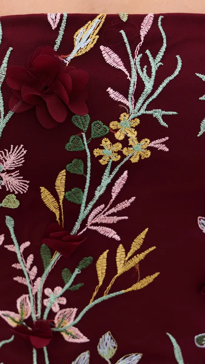 endless rose Strapless 3D Floral Embroidered Mini Dress | Thumbnail 6