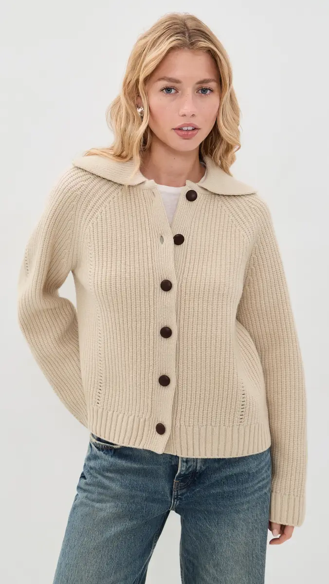 White + Warren Merino Wool Cardigan | Thumbnail 2 White + Warren Merino Wool Cardigan | Thumbnail 2
