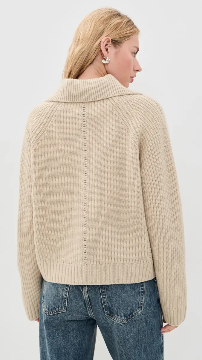 White + Warren Merino Wool Cardigan | Thumbnail 3 White + Warren Merino Wool Cardigan | Thumbnail 3