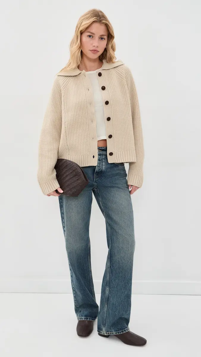 White + Warren Merino Wool Cardigan | Thumbnail 5 White + Warren Merino Wool Cardigan | Thumbnail 5