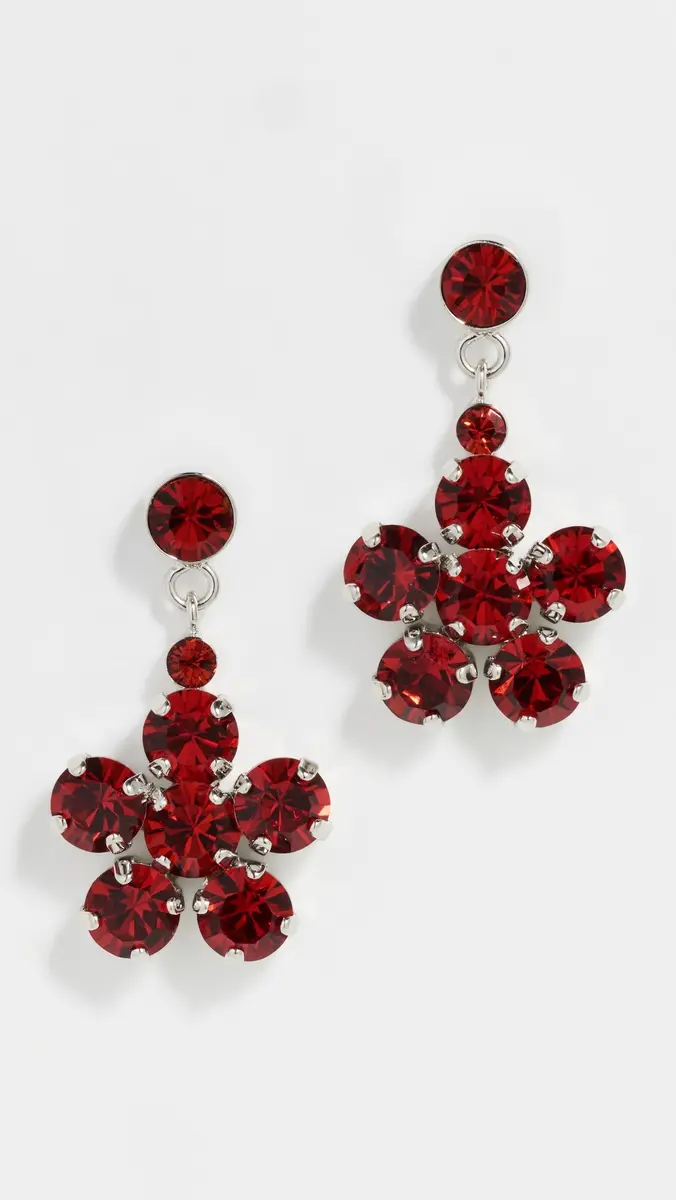 Simone Rocha Mini Daisy Drop Earrings | Thumbnail 2 Simone Rocha Mini Daisy Drop Earrings | Thumbnail 2