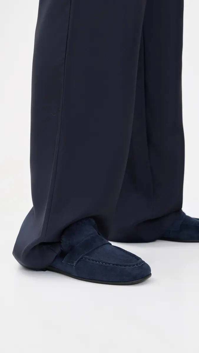 Black Suede Studio Theo Loafers | Thumbnail 3 Black Suede Studio Theo Loafers | Thumbnail 3