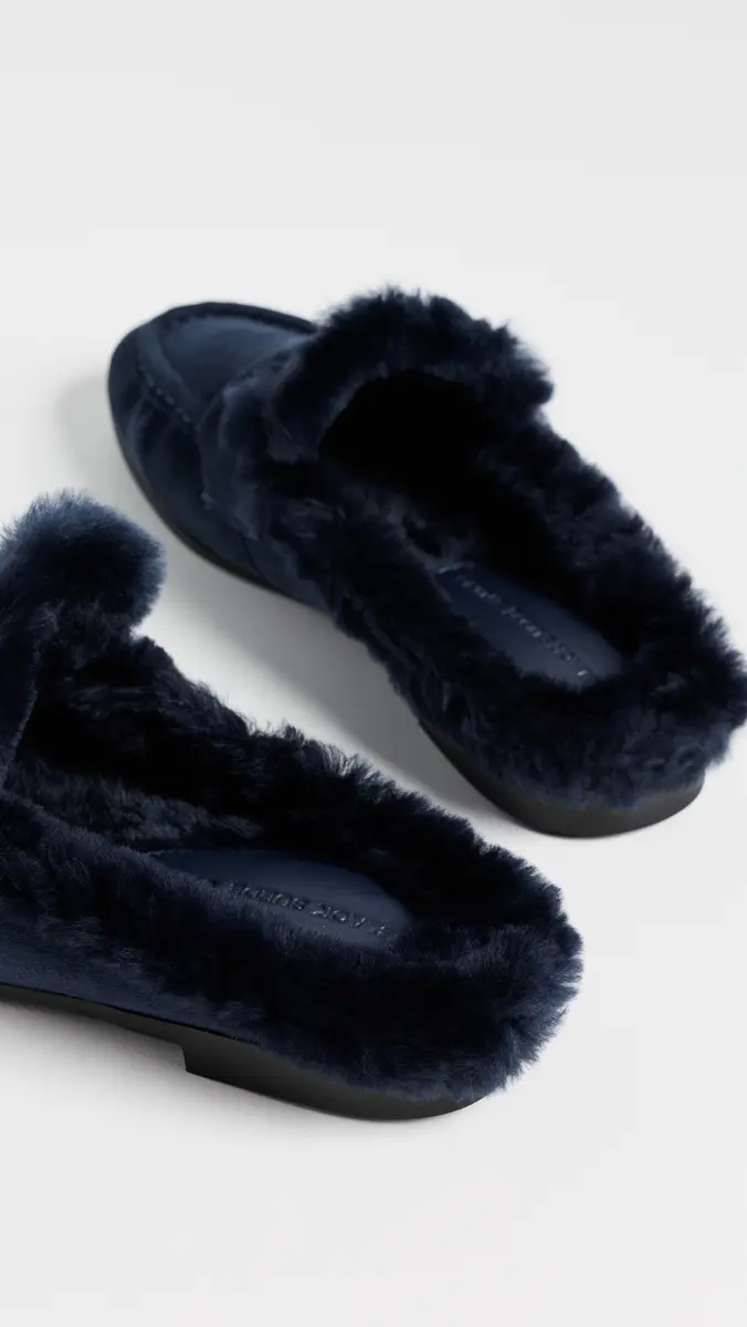Black Suede Studio Theo Loafers | Thumbnail 4 Black Suede Studio Theo Loafers | Thumbnail 4