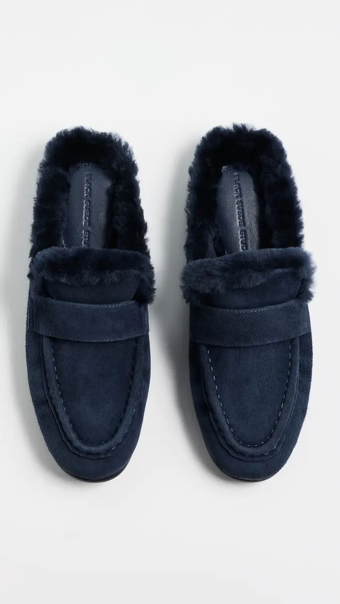 Black Suede Studio Theo Loafers | Thumbnail 5 Black Suede Studio Theo Loafers | Thumbnail 5