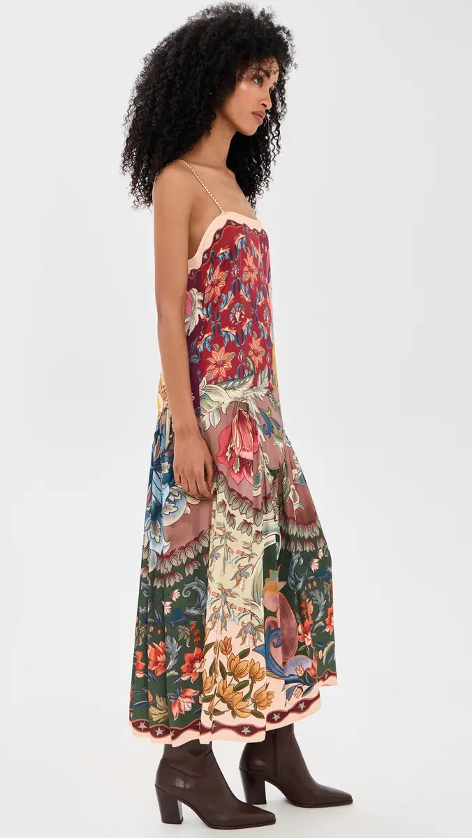 Farm Rio Lunar Boho Multicolor Sleeveless Maxi Dress | Thumbnail 4 Farm Rio Lunar Boho Multicolor Sleeveless Maxi Dress | Thumbnail 4