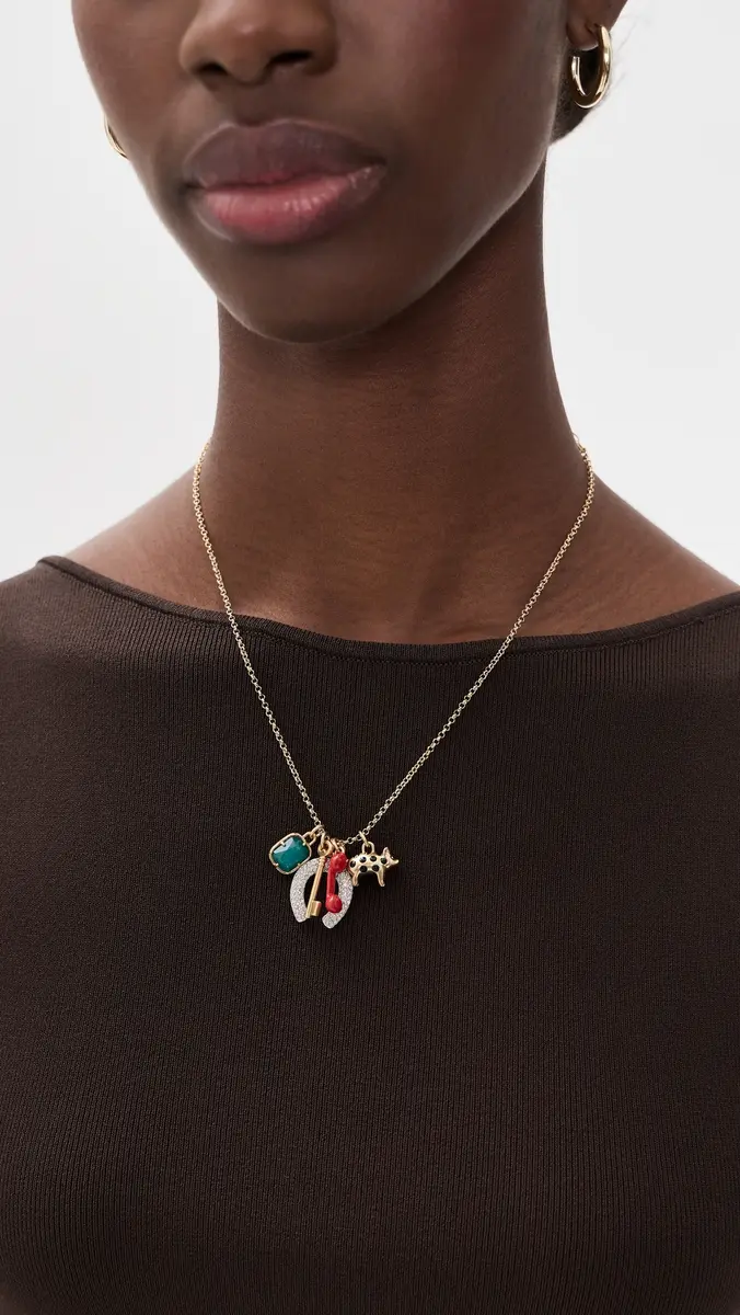 Clare V. Clare V. Gigi Charm Necklace | Thumbnail 3 Clare V. Clare V. Gigi Charm Necklace | Thumbnail 3