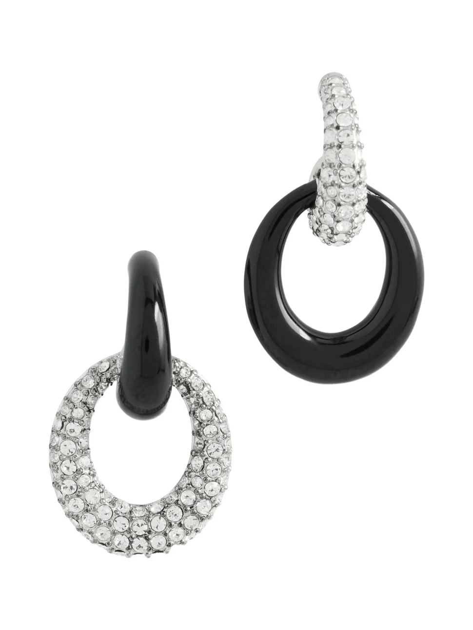 Pierced Pave Doorknocker Earrings Pierced Pave Doorknocker Earrings