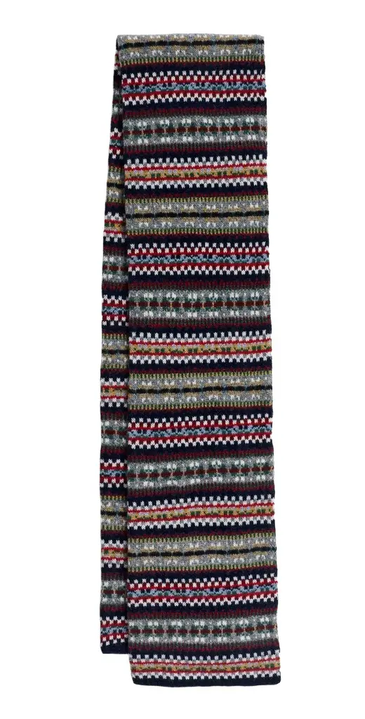 Scotland Fair Isle Knitted Scarf