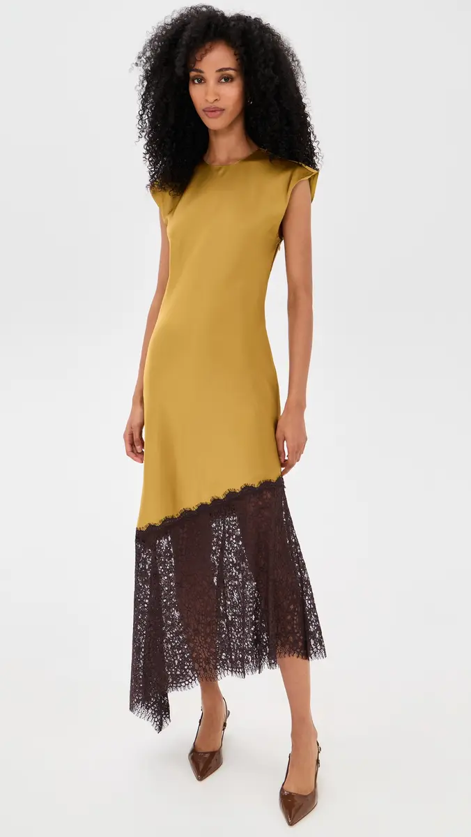 TANYA TAYLOR Violeta Lace Combo Dress | Thumbnail 2 TANYA TAYLOR Violeta Lace Combo Dress | Thumbnail 2