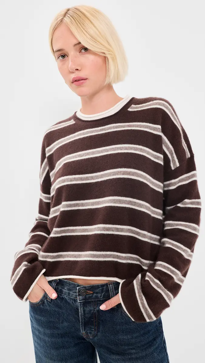 La Ligne Striped Dominick Cashmere Sweater | Thumbnail 2 La Ligne Striped Dominick Cashmere Sweater | Thumbnail 2