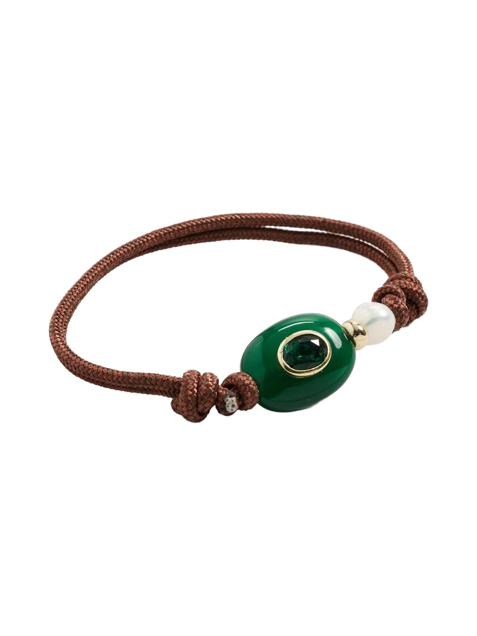 Lacey Ryan Green Agate Kandi Bracelet
