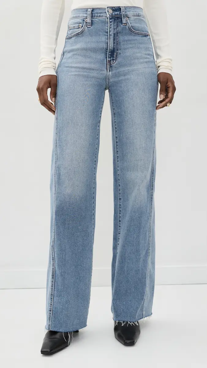 DAZE Far Out Seaming High Rise Wide Leg Jeans | Thumbnail 2 DAZE Far Out Seaming High Rise Wide Leg Jeans | Thumbnail 2