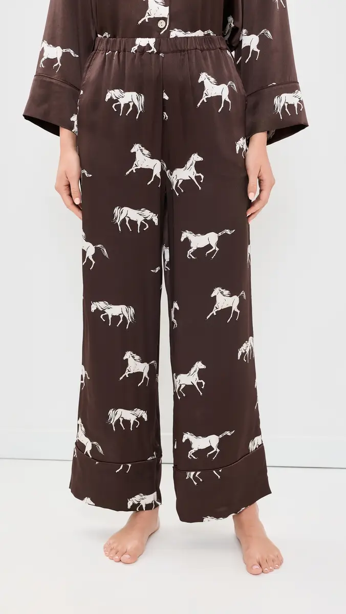 Petite Plume Silk Celine Pajama Set | Thumbnail 5 Petite Plume Silk Celine Pajama Set | Thumbnail 5