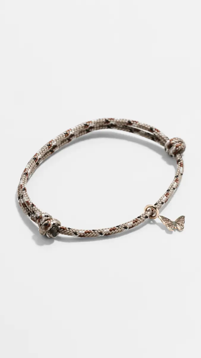 Zoë Chicco 14k Midi Butterfly Paracord Bracelet | Thumbnail 2 Zoë Chicco 14k Midi Butterfly Paracord Bracelet | Thumbnail 2