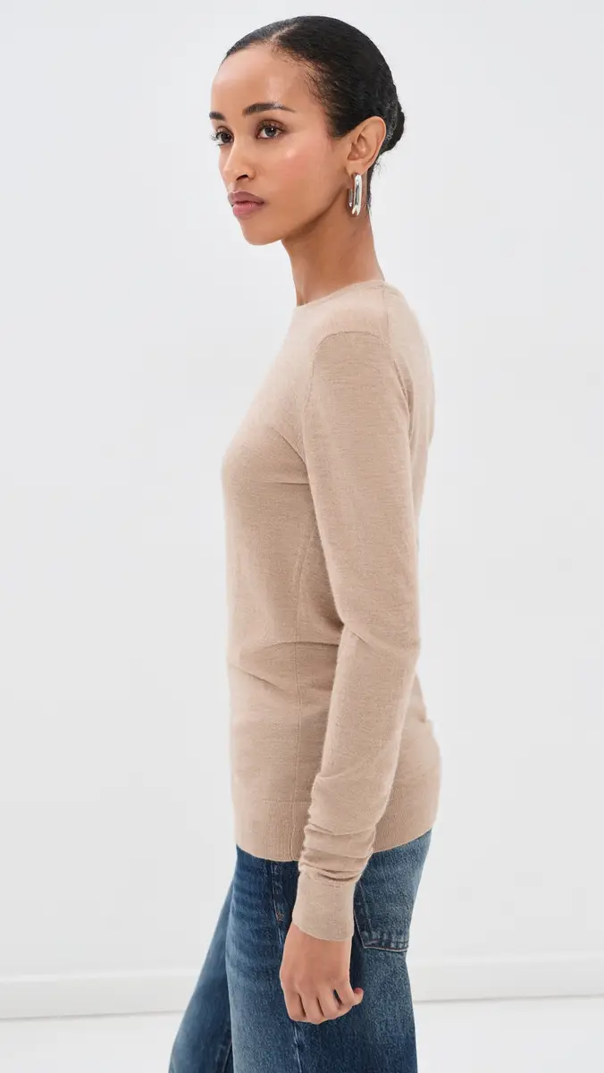 Tibi Tissue Cashmere Crew Neck Pullover | Thumbnail 4 Tibi Tissue Cashmere Crew Neck Pullover | Thumbnail 4
