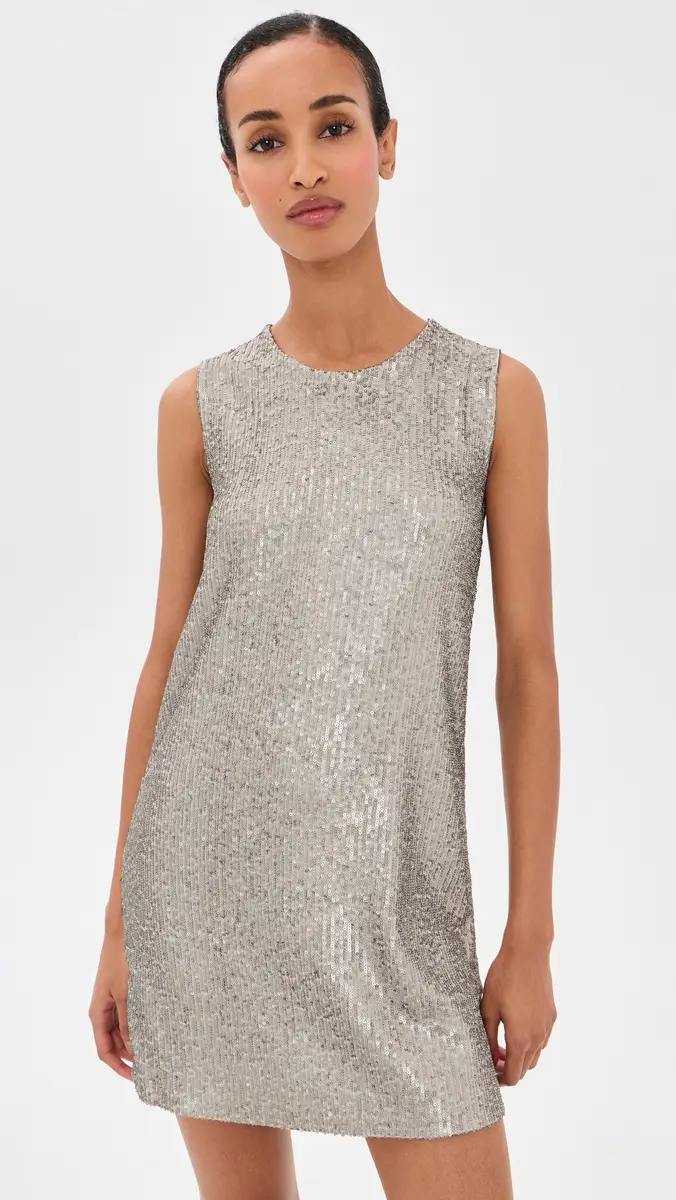 Norma Kamali Sleeveless Sequin Mini Dress | Thumbnail 2 Norma Kamali Sleeveless Sequin Mini Dress | Thumbnail 2