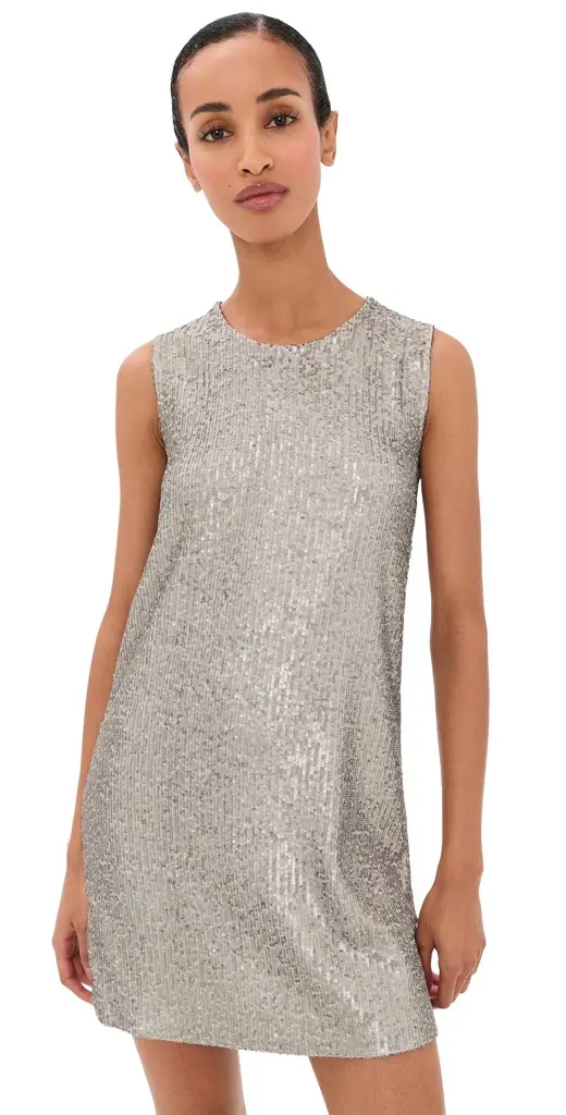 Sleeveless Sequin Mini Dress