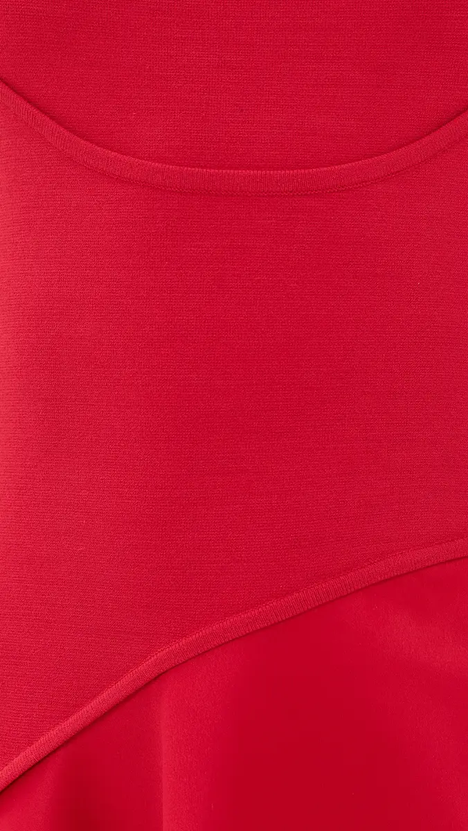 Amur Scarlet Asymmetrical Day Dress | Thumbnail 6 Amur Scarlet Asymmetrical Day Dress | Thumbnail 6