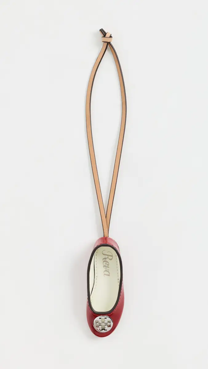 Tory Burch Reva Ballet Leather Bag Charm | Thumbnail 2 Tory Burch Reva Ballet Leather Bag Charm | Thumbnail 2