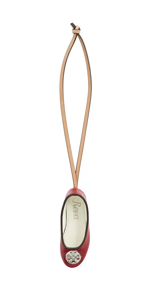 Tory Burch Reva Ballet Leather Bag Charm