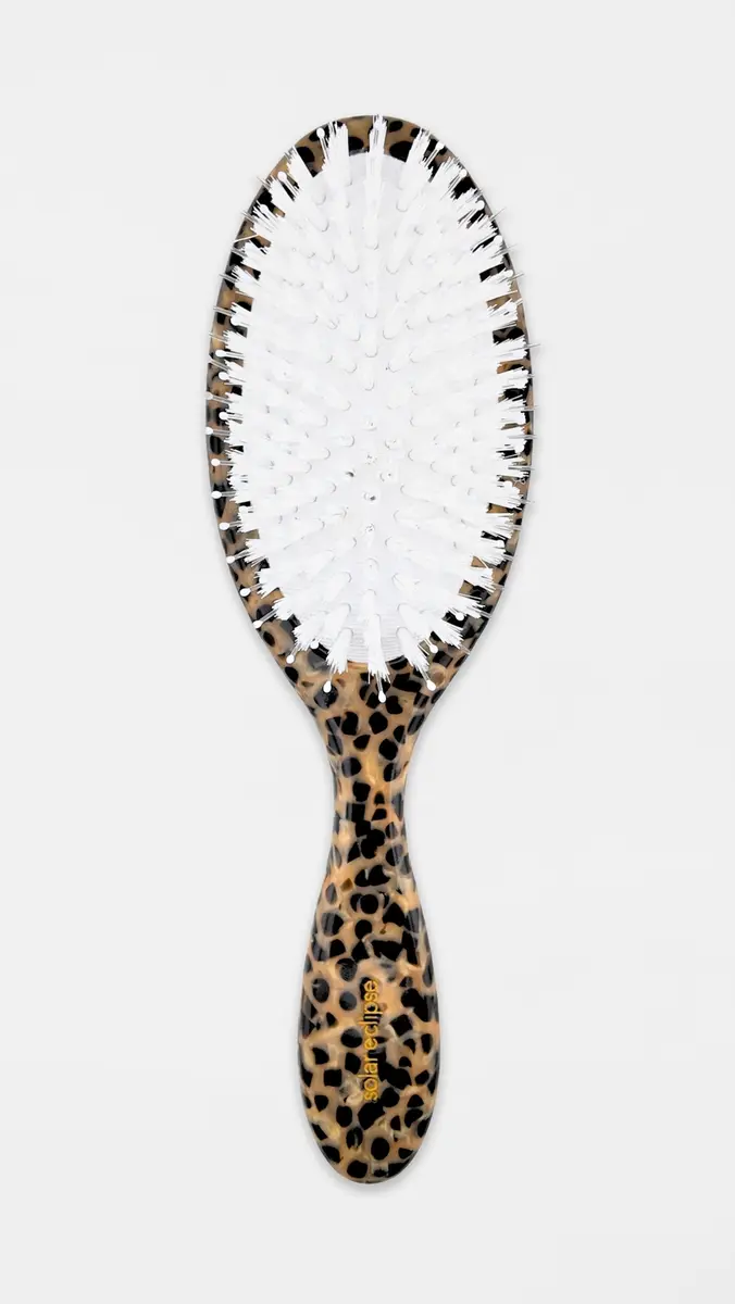 Solar Eclipse Hand-Painted Leopard Bow Amazing Hair Day Brush | Thumbnail 3 Solar Eclipse Hand-Painted Leopard Bow Amazing Hair Day Brush | Thumbnail 3
