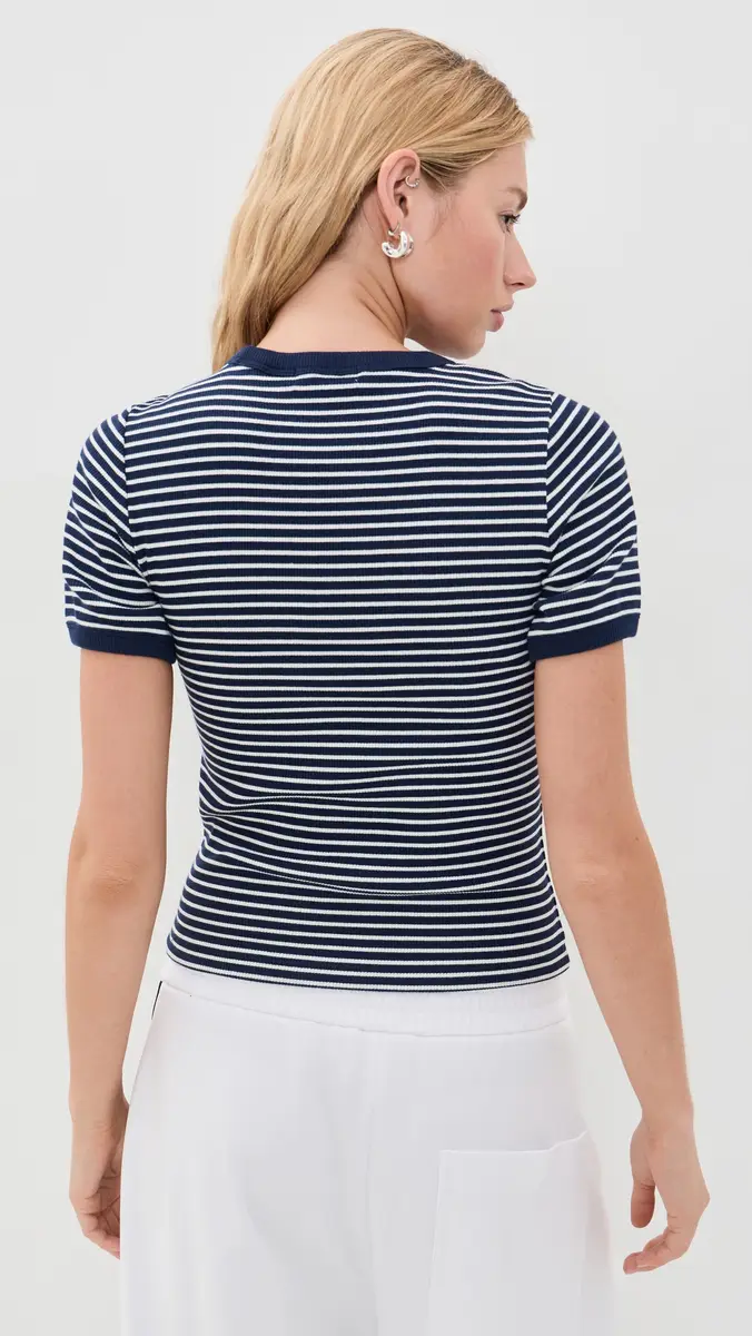rag & bone The Essential Rib Stripe Crew Tee | Thumbnail 3 rag & bone The Essential Rib Stripe Crew Tee | Thumbnail 3