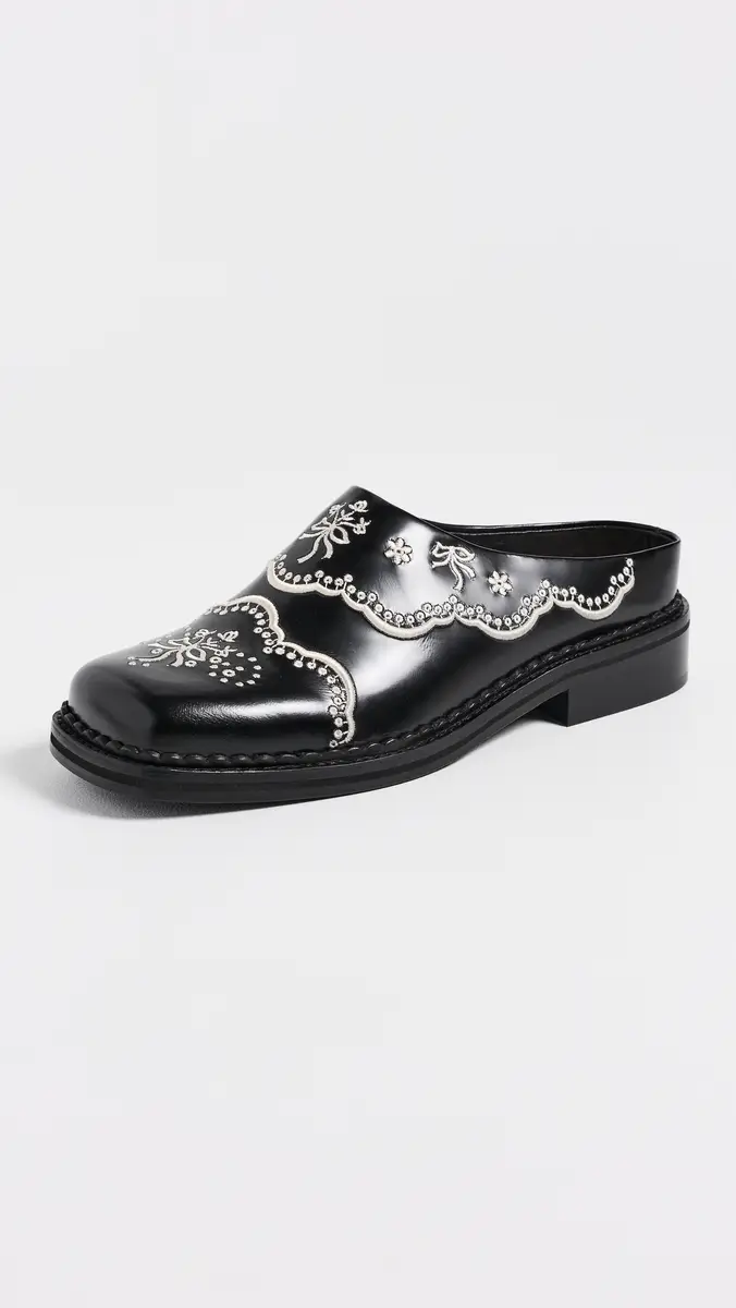 Simone Rocha Floral Lace Mules | Thumbnail 2 Simone Rocha Floral Lace Mules | Thumbnail 2