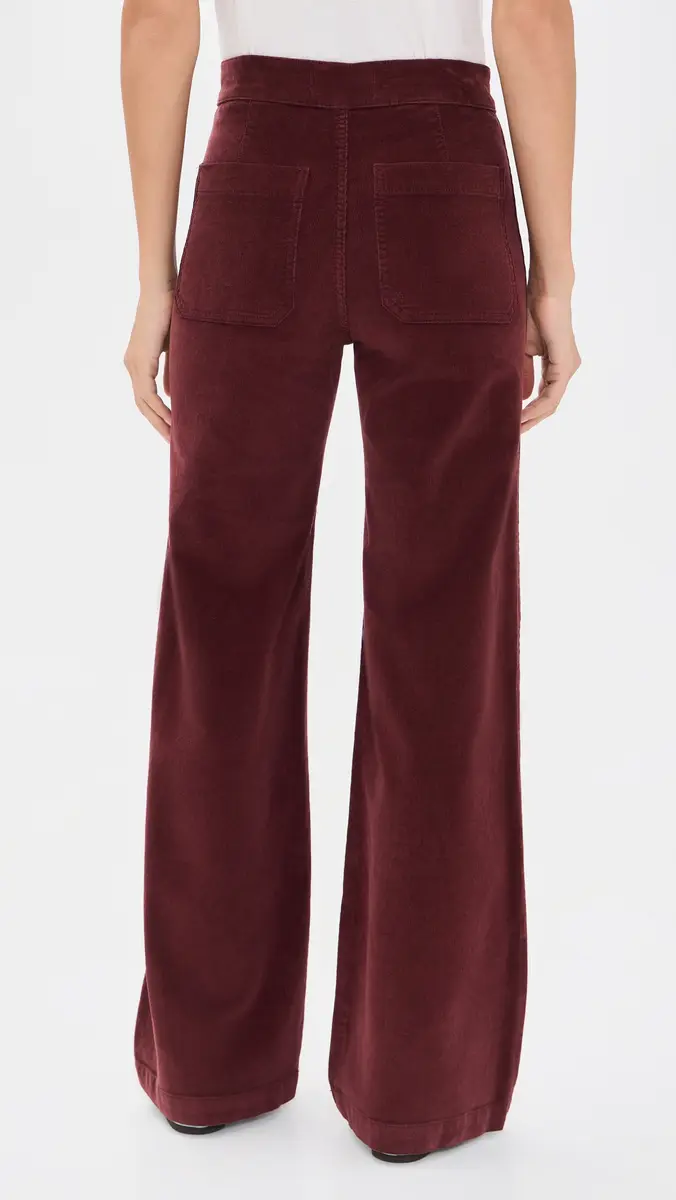Madewell The Wide Leg Pants In Corduroy Smoked Claret | Thumbnail 3 Madewell The Wide Leg Pants In Corduroy Smoked Claret | Thumbnail 3