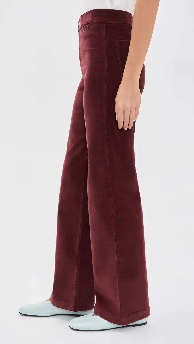 Madewell The Wide Leg Pants In Corduroy Smoked Claret | Thumbnail 4 Madewell The Wide Leg Pants In Corduroy Smoked Claret | Thumbnail 4