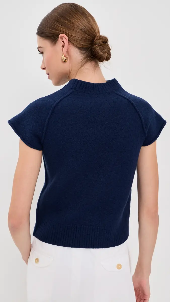 Jil Sander Kimono Sleeve Wool Top | Thumbnail 4