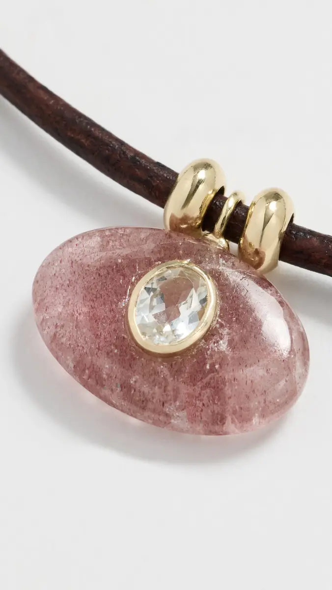 Lacey Ryan Strawberry Moonstone Horizon Necklace | Thumbnail 4 Lacey Ryan Strawberry Moonstone Horizon Necklace | Thumbnail 4