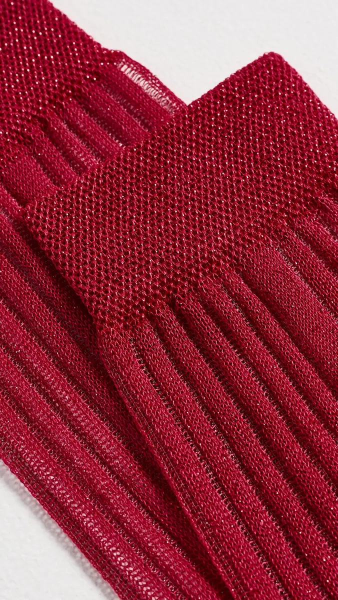 Stems Fine Ribbed Metallic Crew Socks | Thumbnail 3 Stems Fine Ribbed Metallic Crew Socks | Thumbnail 3