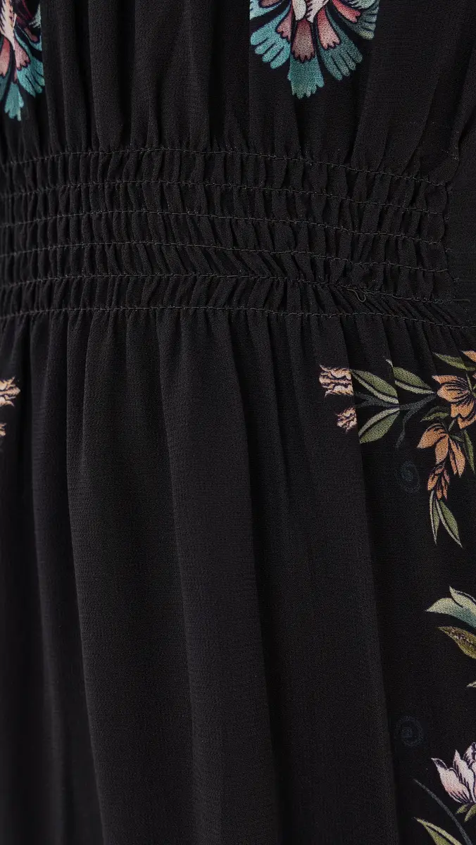 Farm Rio Natalia Black Mini Dress | Thumbnail 6 Farm Rio Natalia Black Mini Dress | Thumbnail 6