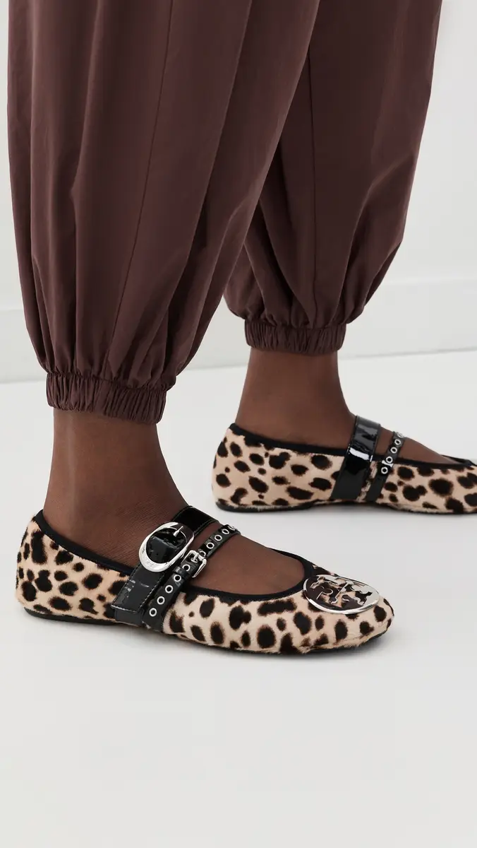 Tory Burch Reva Punk Travel Ballet Flats | Thumbnail 3 Tory Burch Reva Punk Travel Ballet Flats | Thumbnail 3
