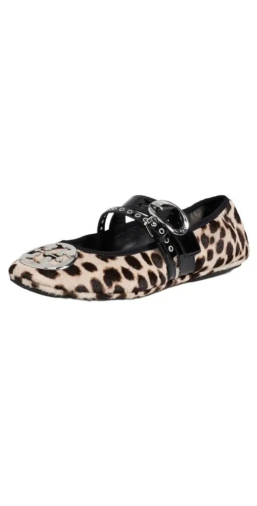 Tory Burch Reva Punk Travel Ballet Flats