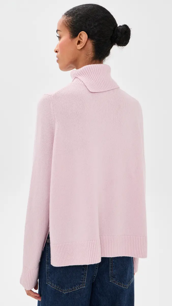Vince Swing Turtleneck Slit Sweater | Thumbnail 3 Vince Swing Turtleneck Slit Sweater | Thumbnail 3